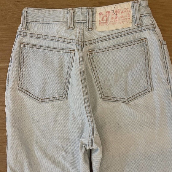 Vintage Bongo Size 24 Straight Leg Light Wash High Rise Jeans - Picture 5 of 8
